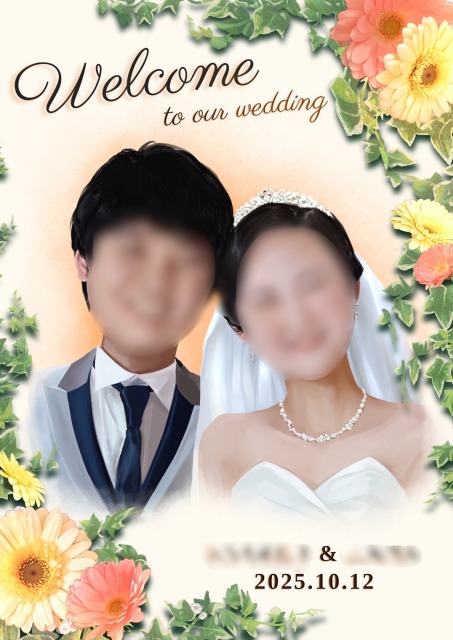 厚塗り似顔絵イラスト