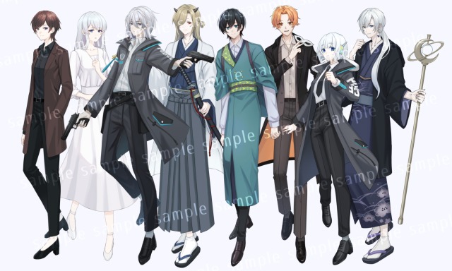 立ち絵サンプル【納品済みご依頼品】