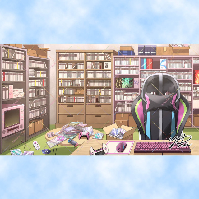 【依頼】YouTube 配信部屋イラスト