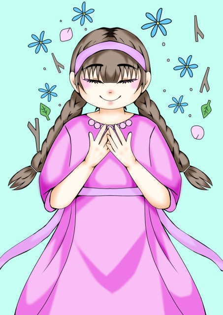 フェミニンなイラスト