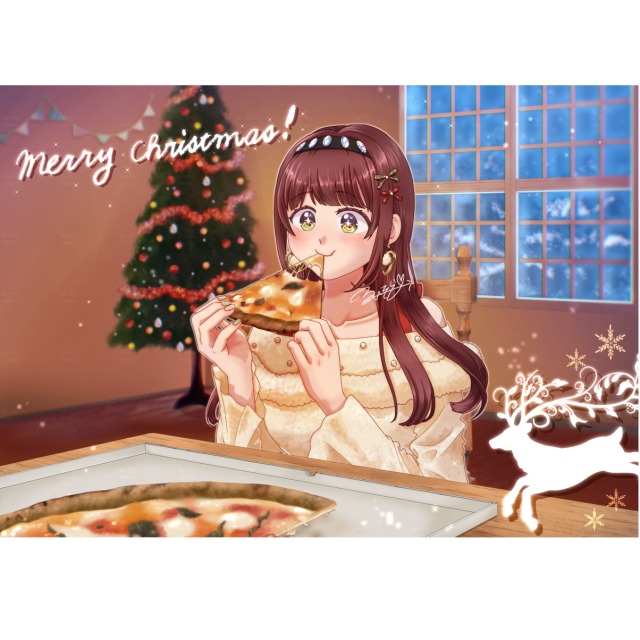 【イラスト】背景あり一枚絵