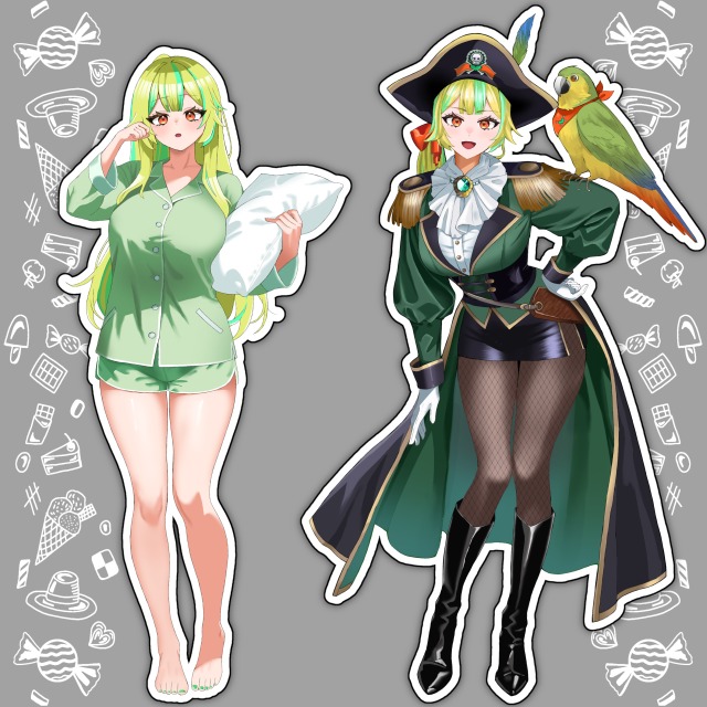 全身立ち絵　IRIAM／TRPGにオススメ