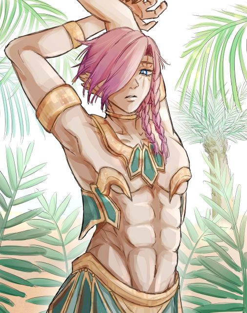 一枚絵(フルカラーからモノクロ)のサンプル