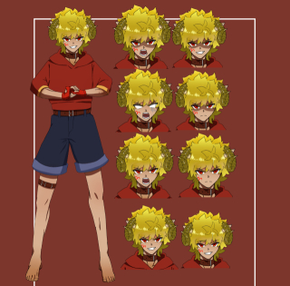 牡羊座モチーフ少年