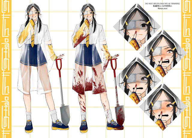 【立ち絵】全身キャラクターイラスト（厚塗り）