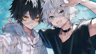 バストアップイラスト　依頼 二人