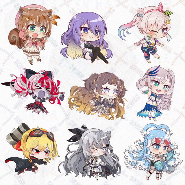 『ホロライブインドネシア』SD立ち絵