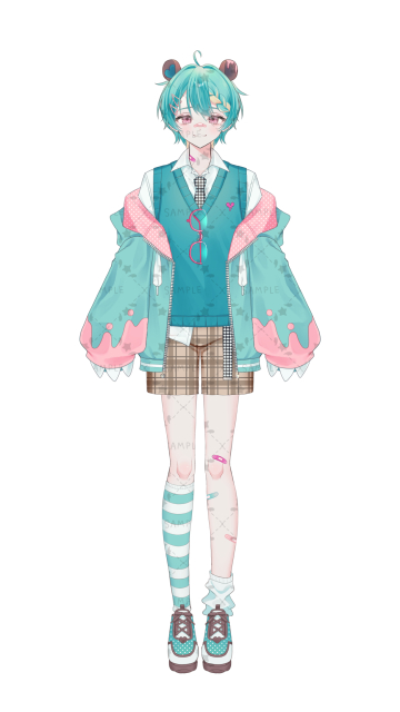VTuber用立ち絵
