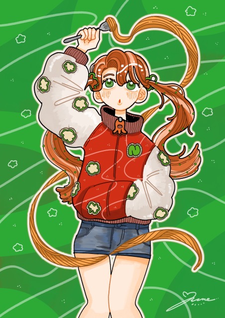 背景込みイラスト（等身高め）