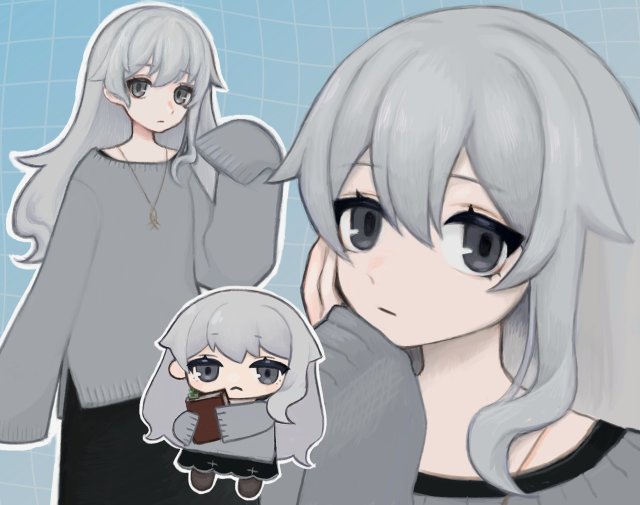 サンプル(SD・立ち絵・顔アップ)