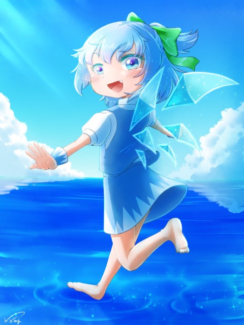 二次創作_⑨月の妖精