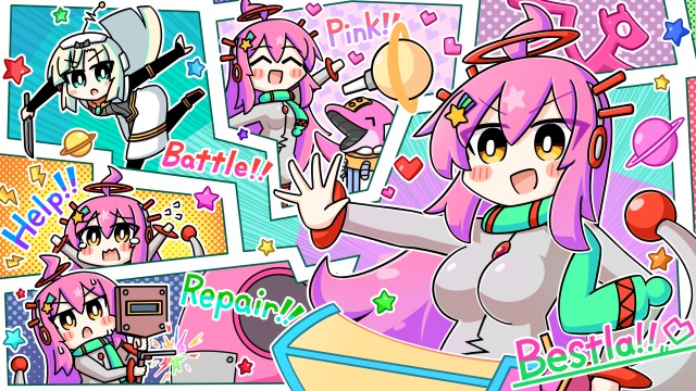 壁紙用大型イラスト サンプル