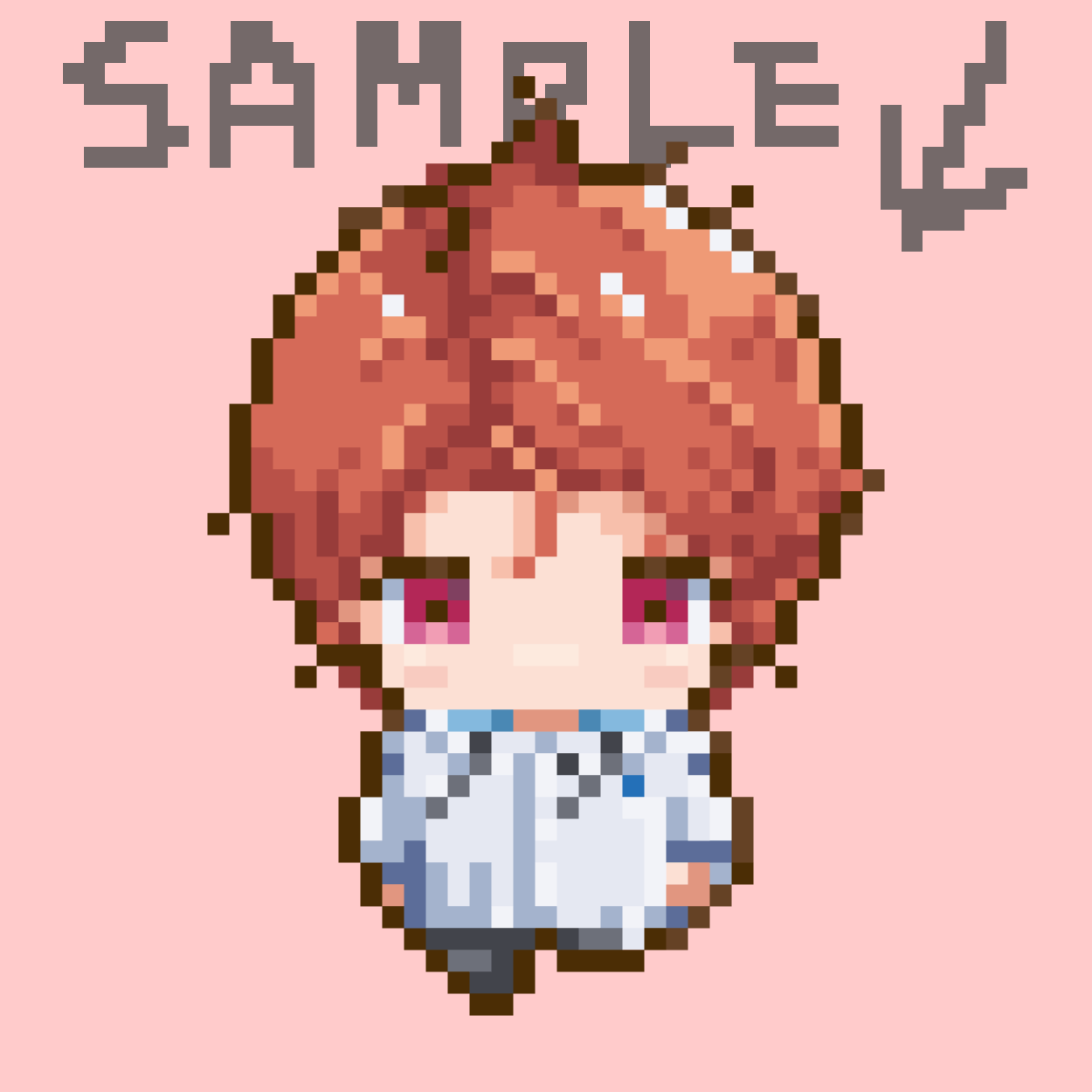 Illustratorを使用したドット絵（オプションのアニメ参考）