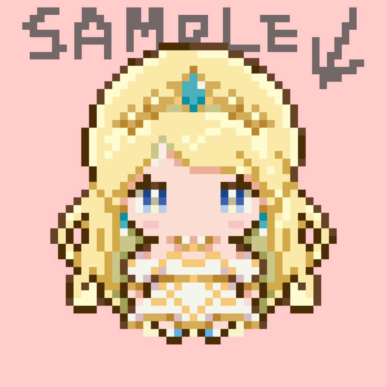 Illustratorを使用したドット絵（オプションのアニメ参考）