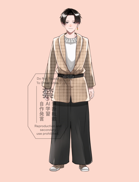 Live2D用立ち絵　ナチュラル