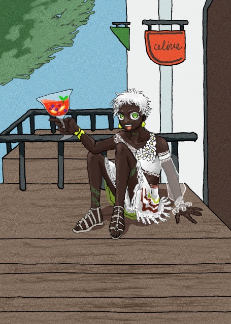 オリーブと海の街