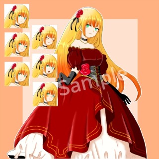 ヒカリ様コミッション　赤ドレス魔女