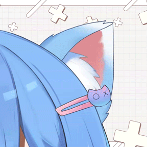 【Live2D】猫耳アニメーション（物理演算デモ）