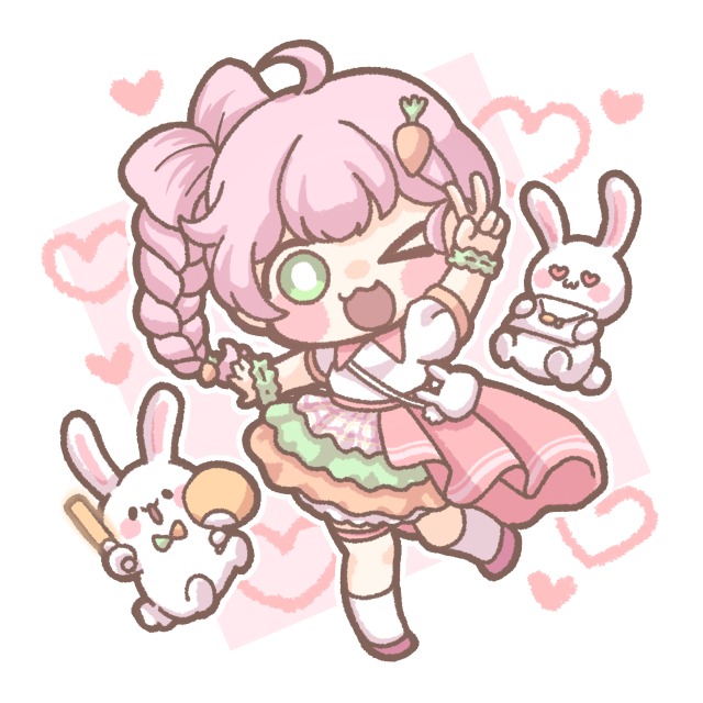 うさぎのアイドルちゃん