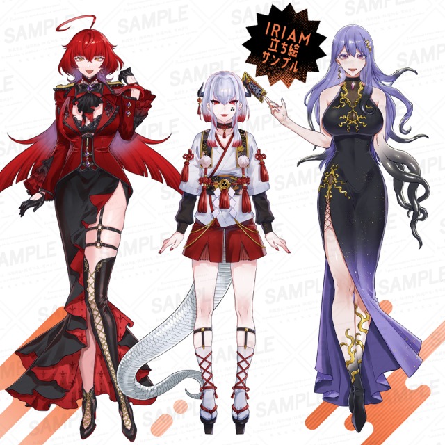 IRIAM立ち絵サンプル