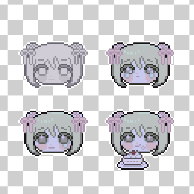 アニメーションドット絵のサンプル