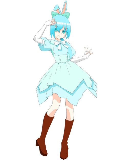 歌い手様のキャラデザ・うさぎモチーフ