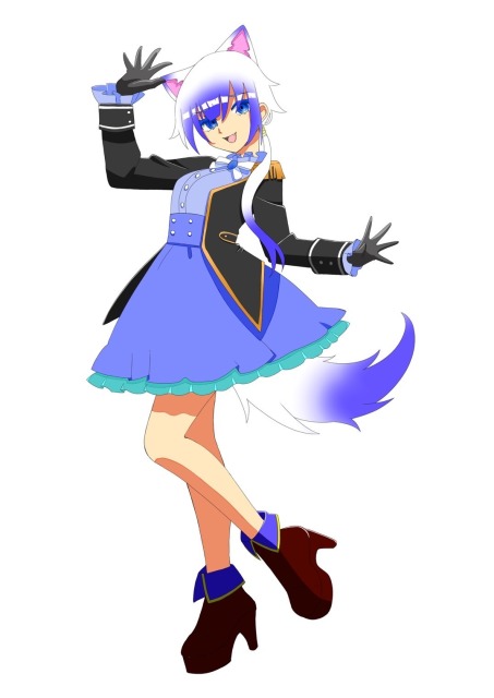 歌い手様のキャラデザ・狼モチーフ