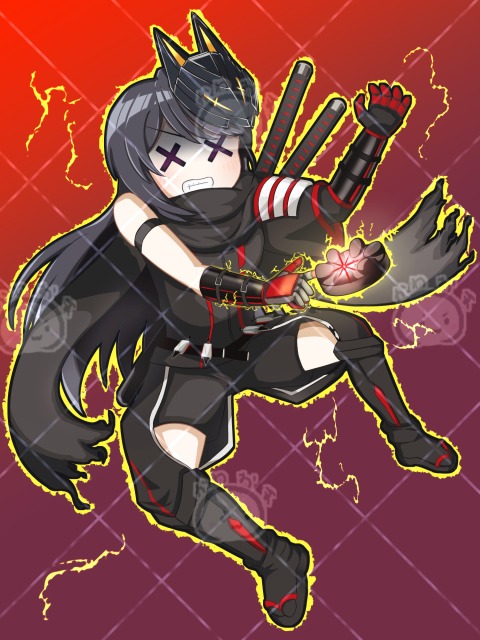 戸隠忍　ミニキャライラスト