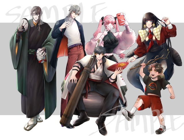 全身立ち絵サンプル