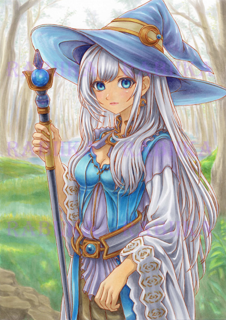 銀髪碧眼の魔女