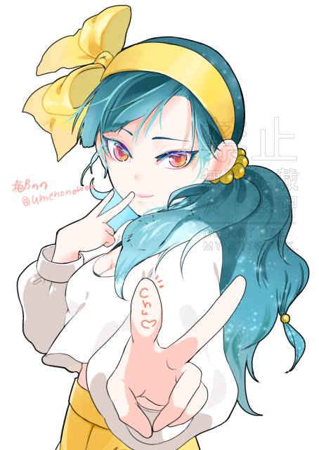 一枚絵　女の子