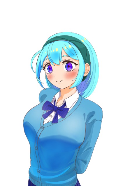 かわいい女の子のイラスト