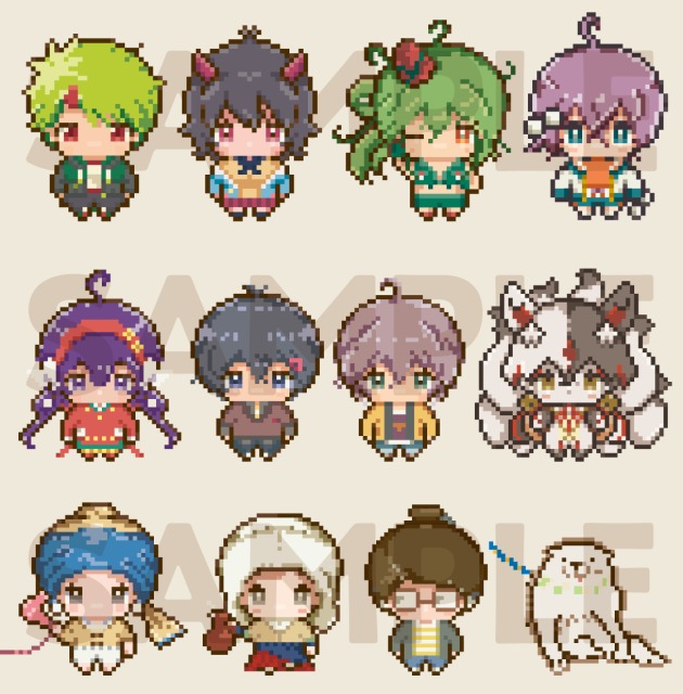 イラレで作るドット絵サンプル