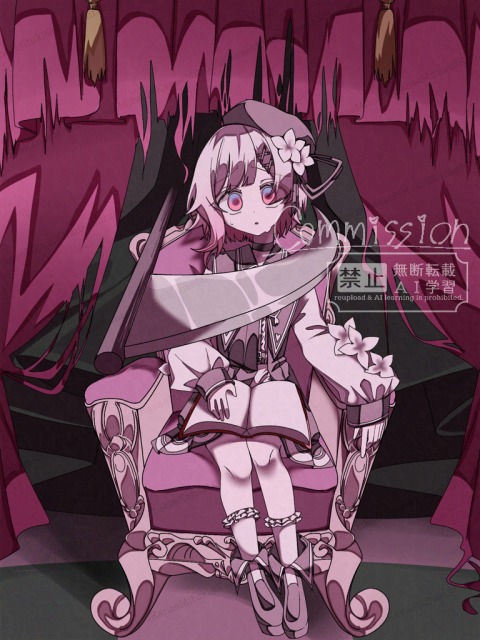 背景付き一枚絵サンプル