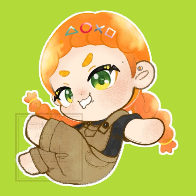 ぬいぐるみ風 SDイラスト