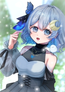 Vtuber零羅様　バストアップ1枚絵