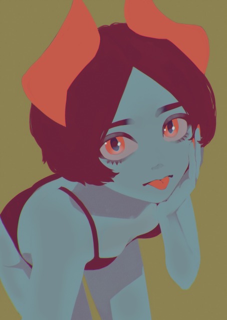 バストアップイラスト、ミニキャラ