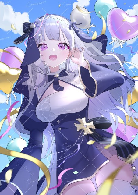 祝福音さん。様1周年記念イラスト