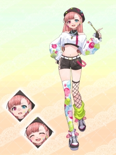 個性的な女の子