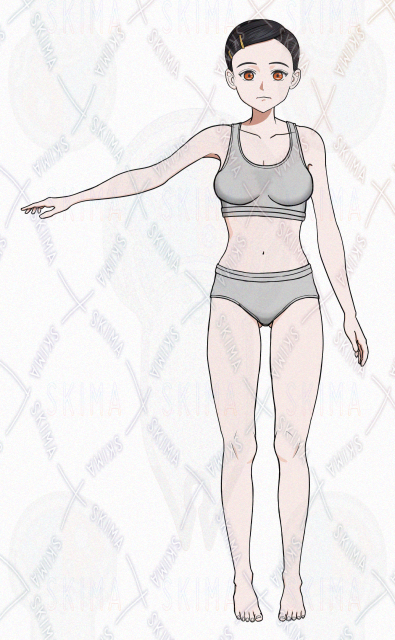 少女_下着_立ち絵