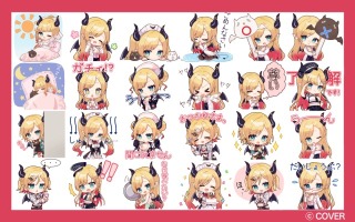 【お仕事】ホロライブ2期生 癒月ちょこ様 公式LINEスタンプ