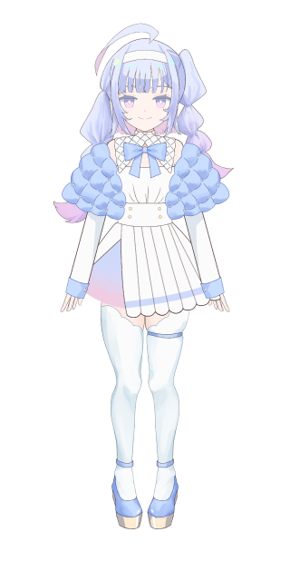 vtuber立ち絵　絵柄サンプル１