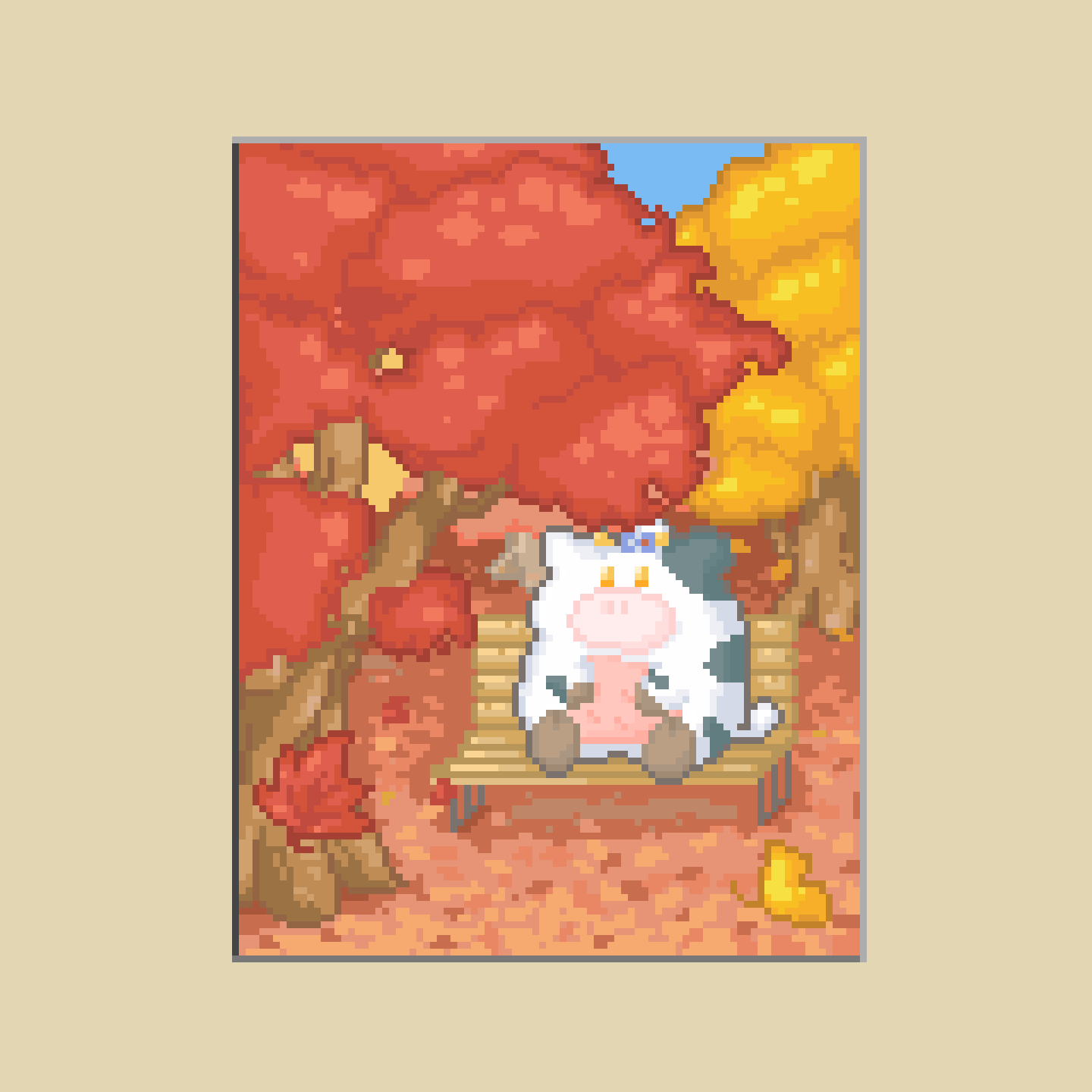 うしぽこの紅葉