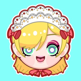 カートゥーン風　顔イラスト