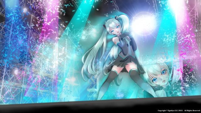 [立ち絵] 初音ミク on 野外ステージ