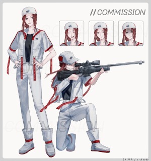 【コミッション】キャラクター全身立ち絵_2024.4～2024.10