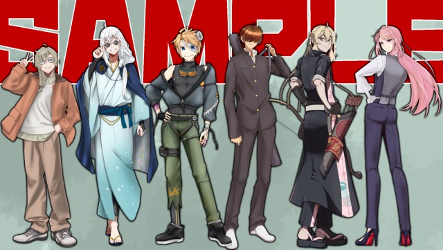 TRPG立ち絵　作例