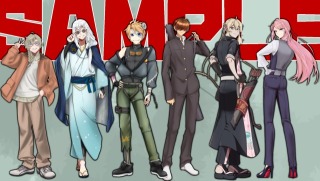 TRPG立ち絵　作例