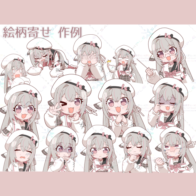 【依頼】【絵柄寄せ】動画素材用イラスト