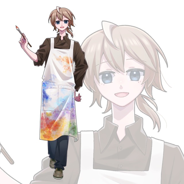 立ち絵イラストサンプル